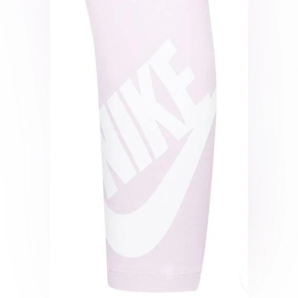 Nike Girls’ Sz‎ 5 Lt Pink Leg-A-See Logo Leggings